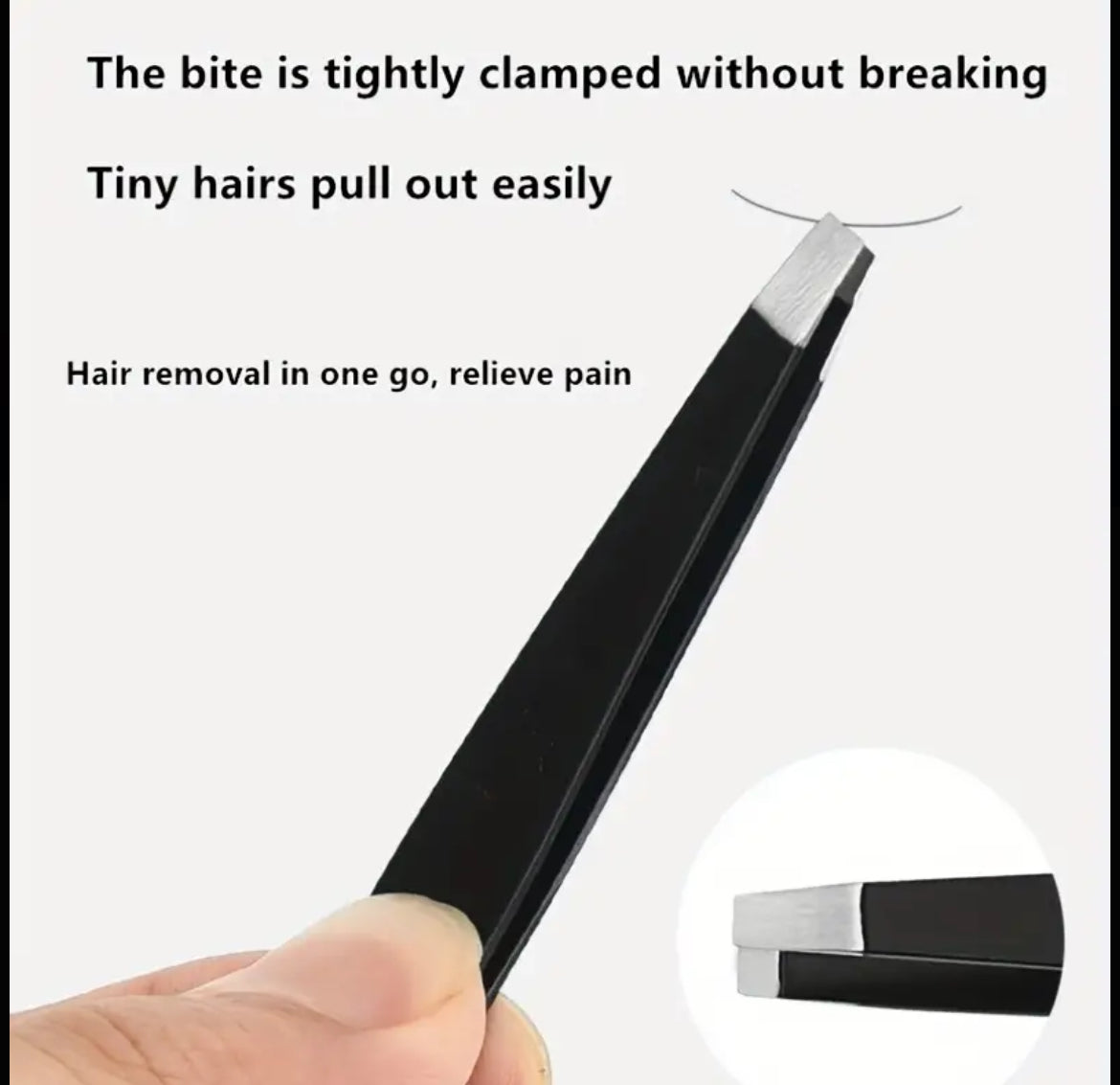 Black Diagonal Tweezers