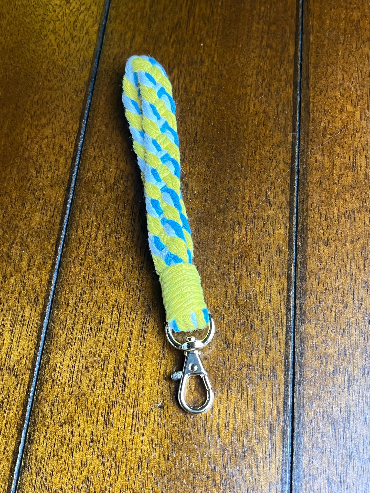 Rope Braided Wristband Keychain