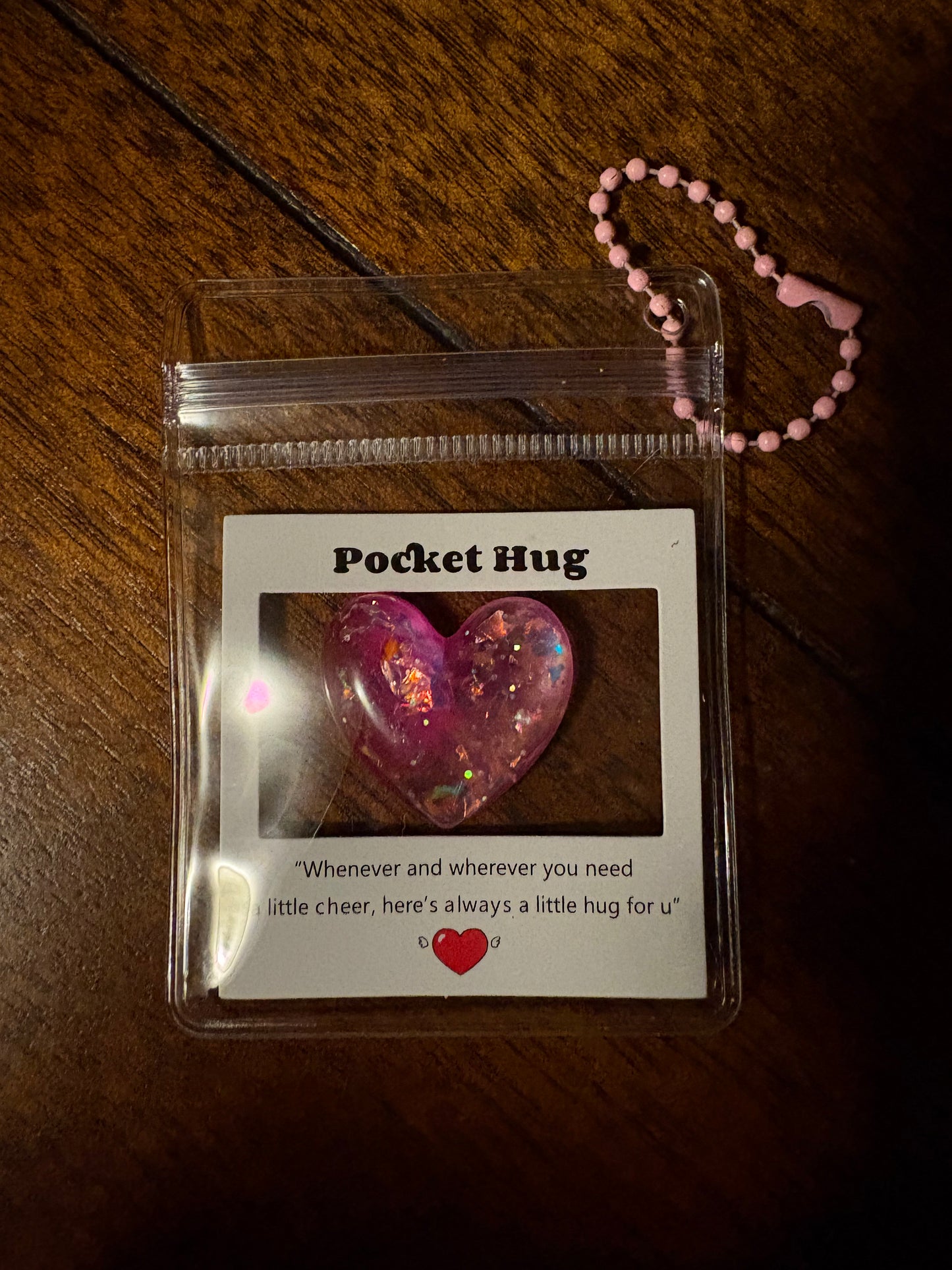 Random Color Heart Pocket Hug