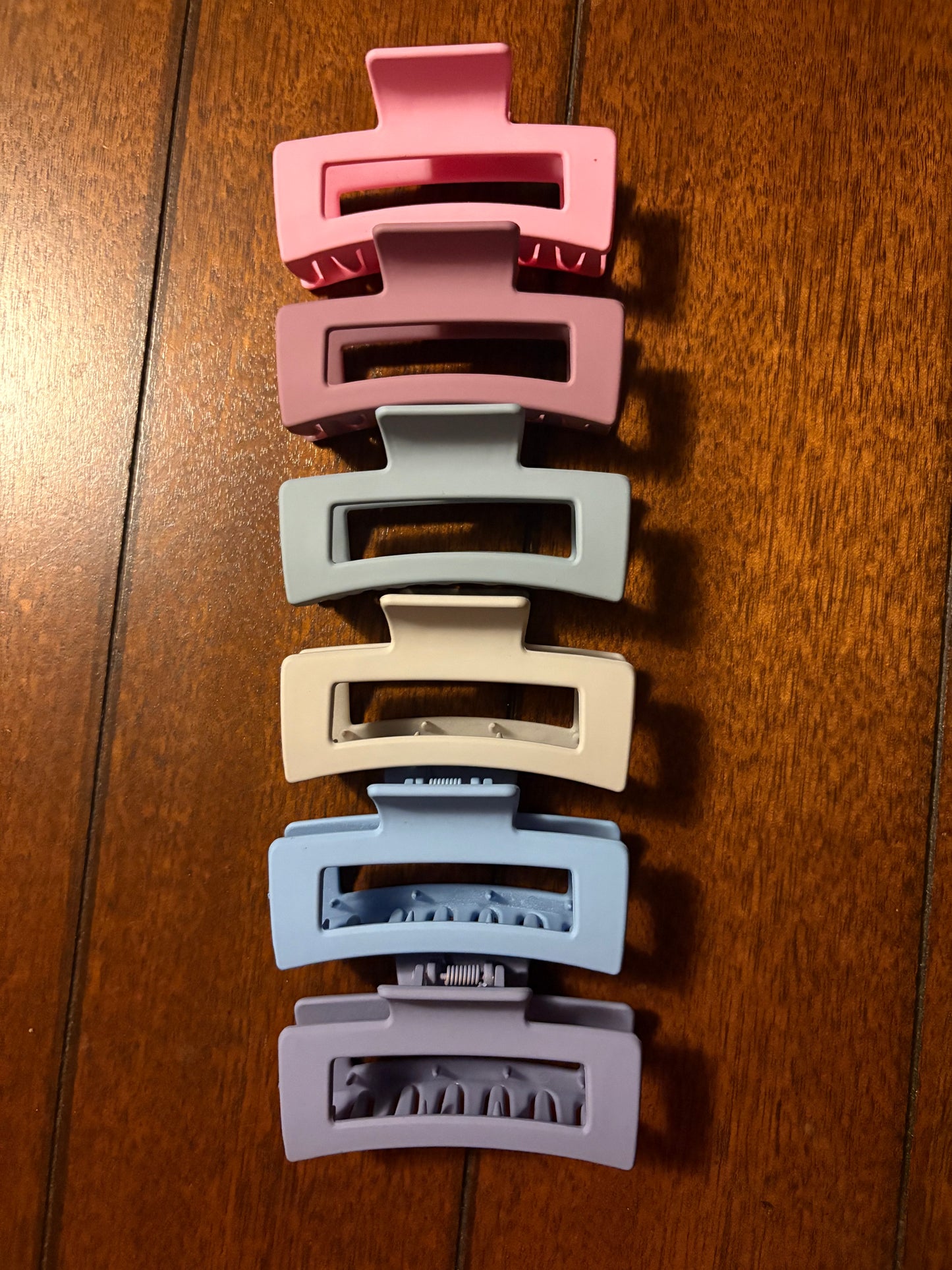 6pc Medium Hair Clip Accessories Color 2