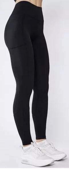Solid Black Butt Scrunch Leggings With Side Pockets - Large/XL – Shear  Xcitement Boutique