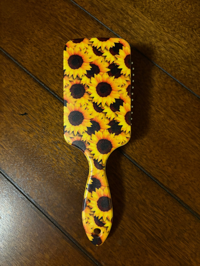Sunflower Hair Brush