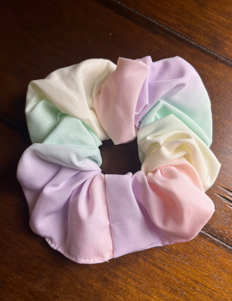 Large Gradient Color Hair Scrunchie