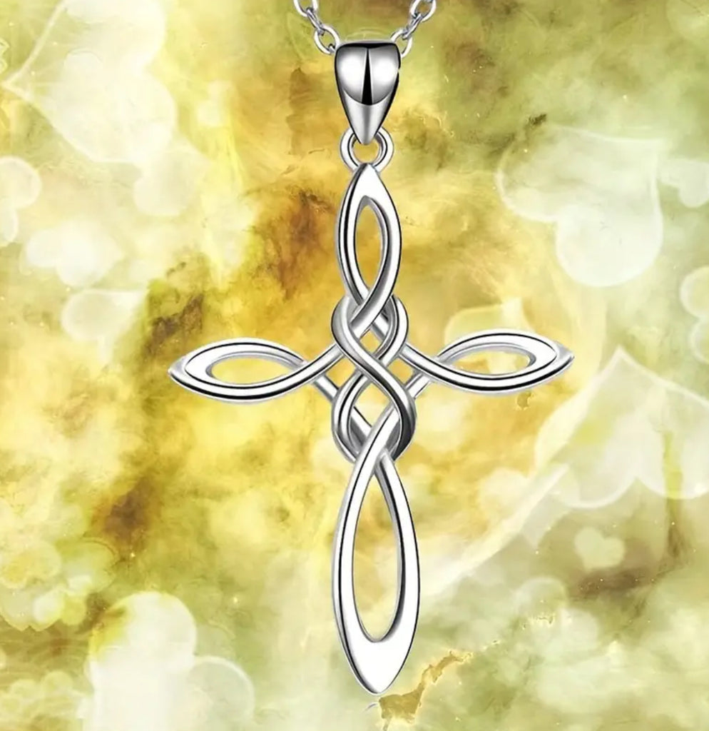 Celtic Knot Infinity Necklace
