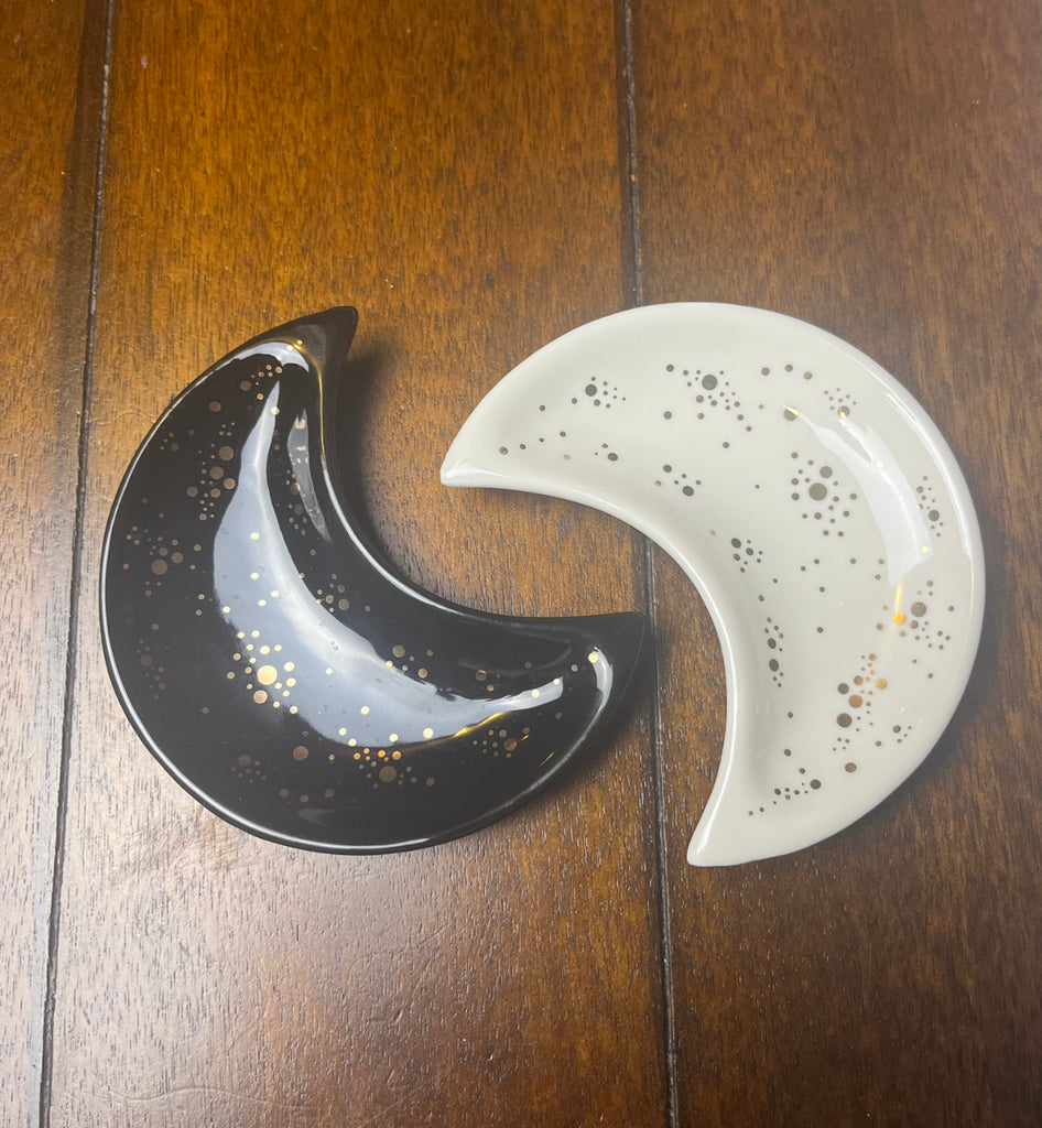 Moon Jewelry Tray in Black or White