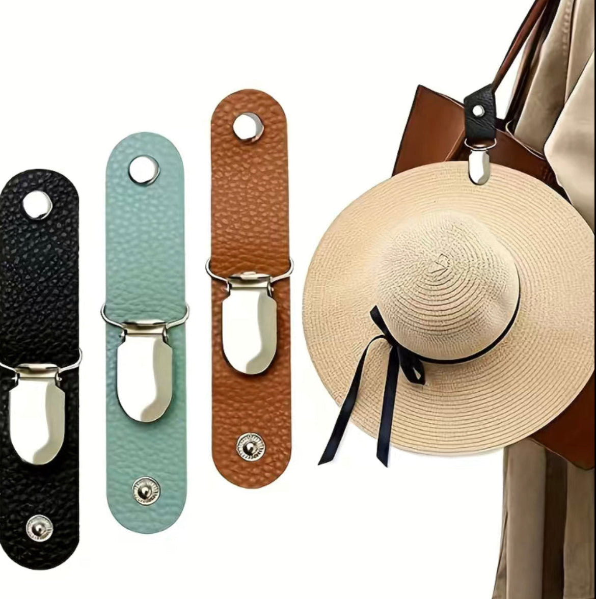 Blue Portable Hat Clip