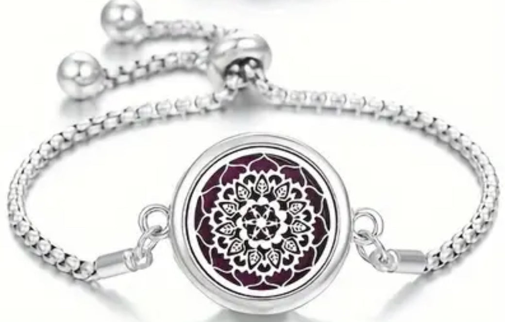 Adjustable Essential Oil Mandela Bracelet