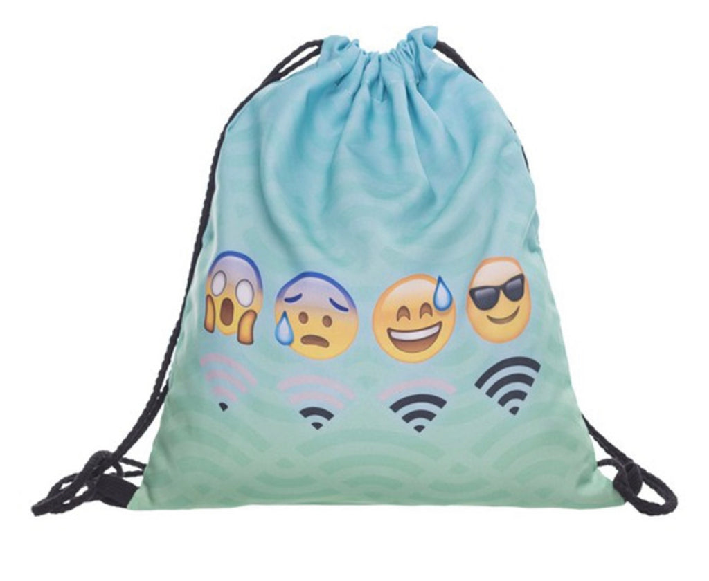 Graphic Print WiFi Signal Backpack