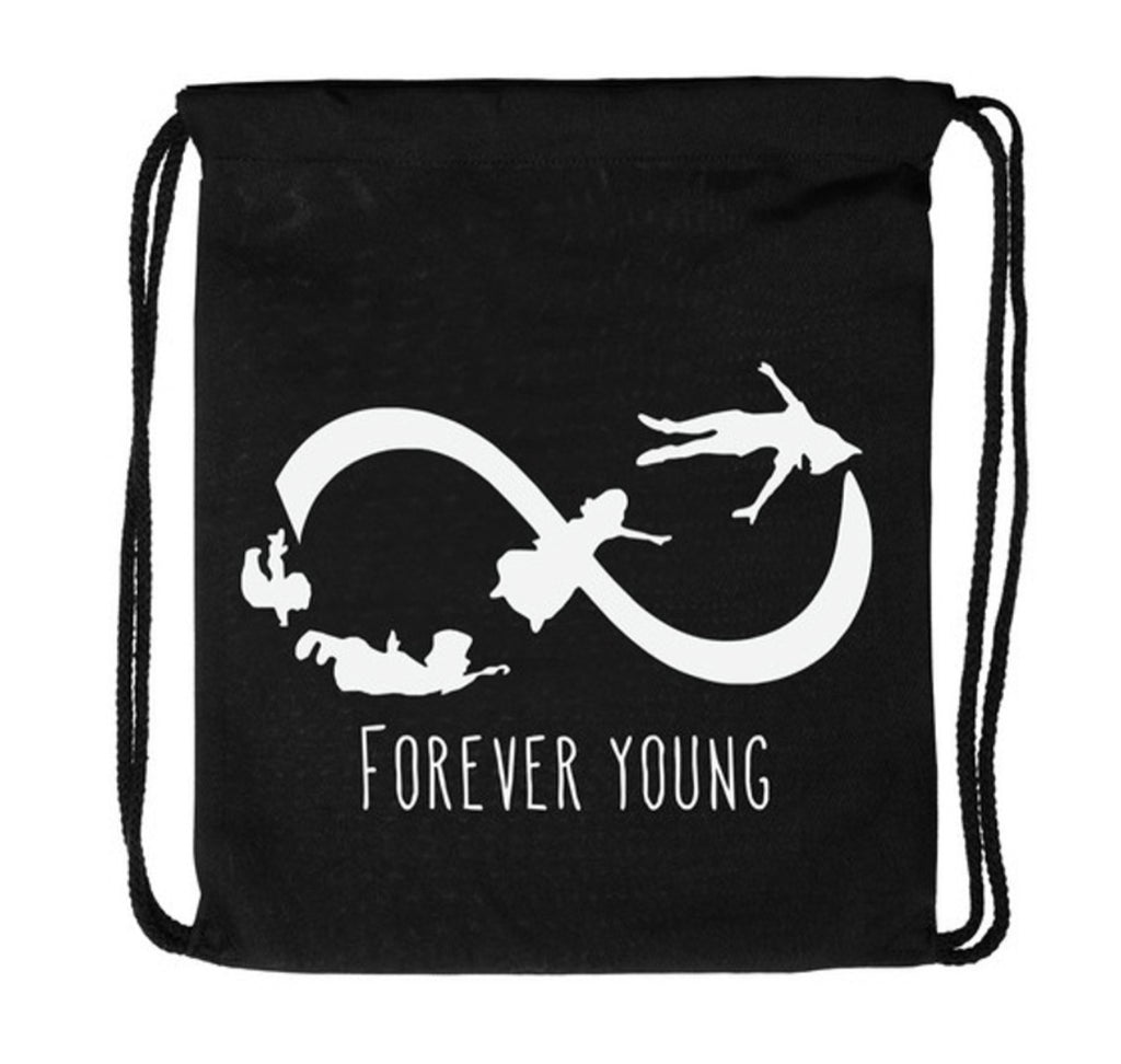Graphic Print Forever Young Backpack