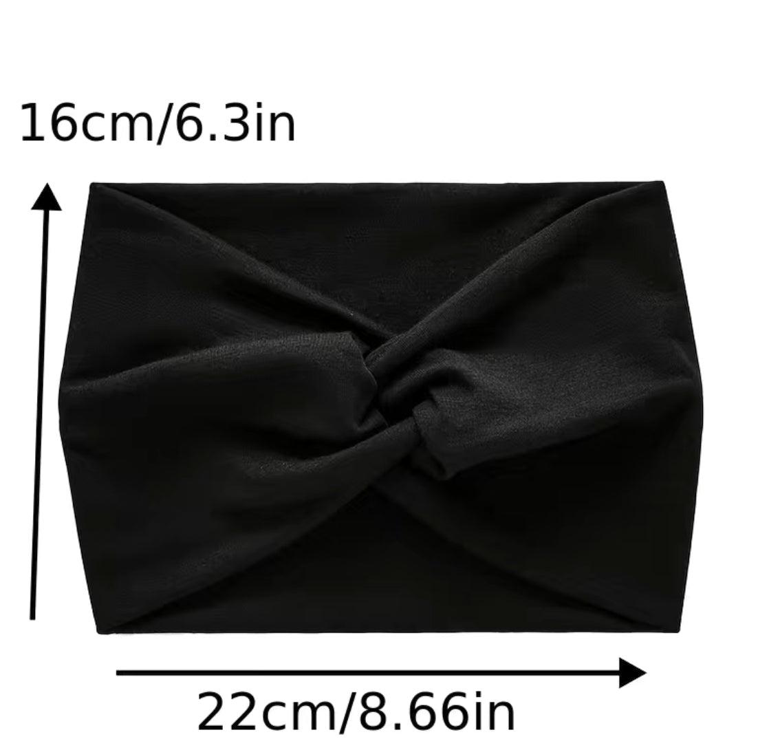 Black Criss Cross Headband