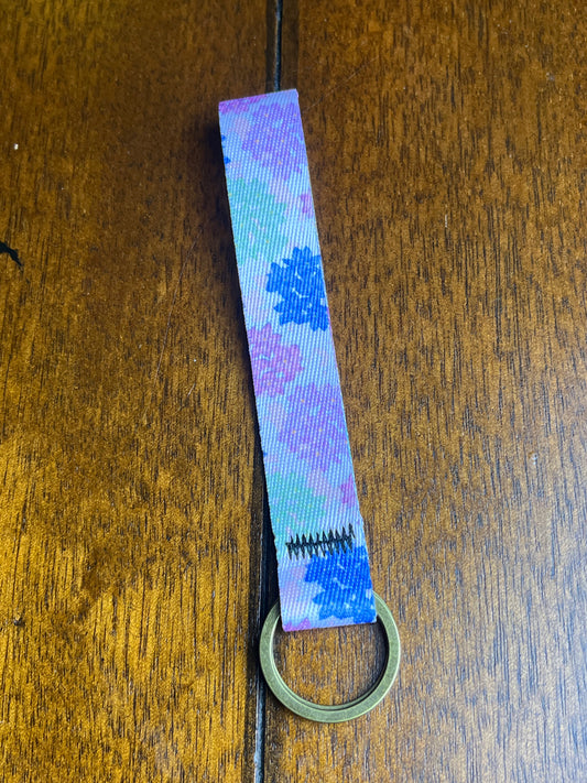 Small Floral Wristlet Keychain #2
