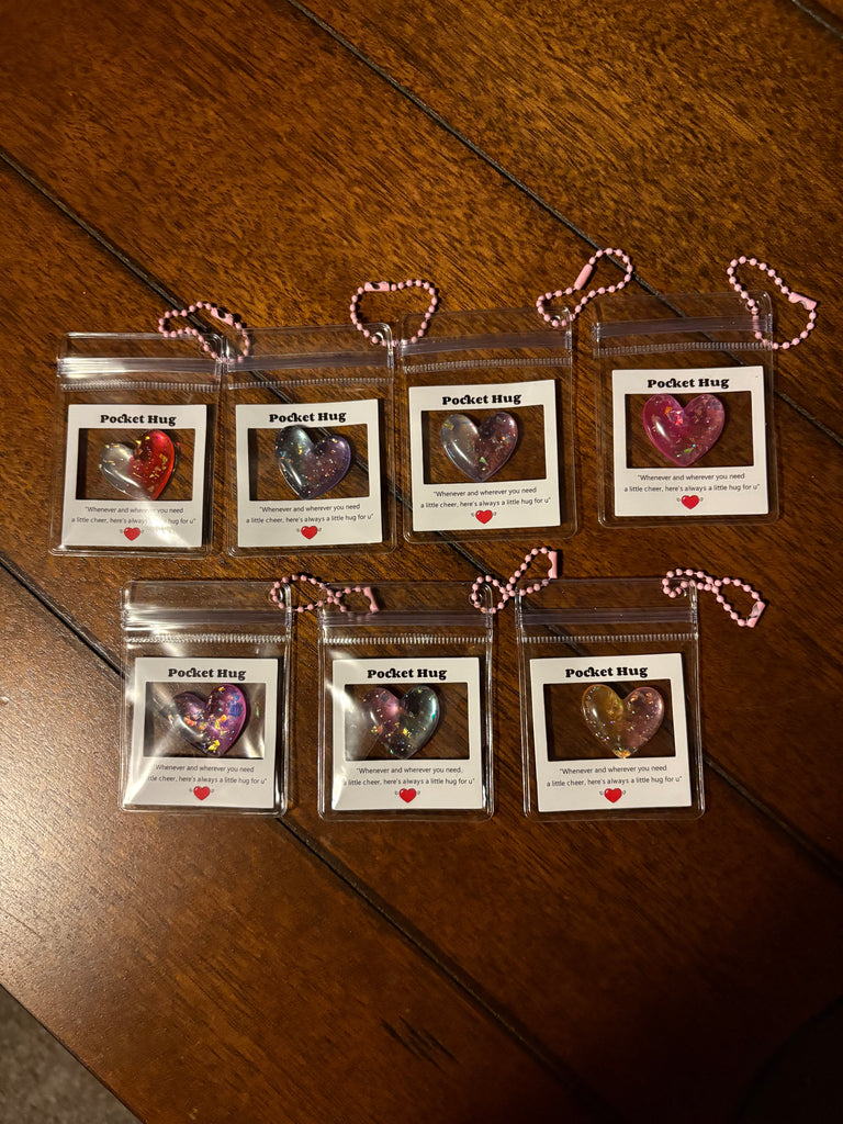 Random Color Heart Pocket Hug