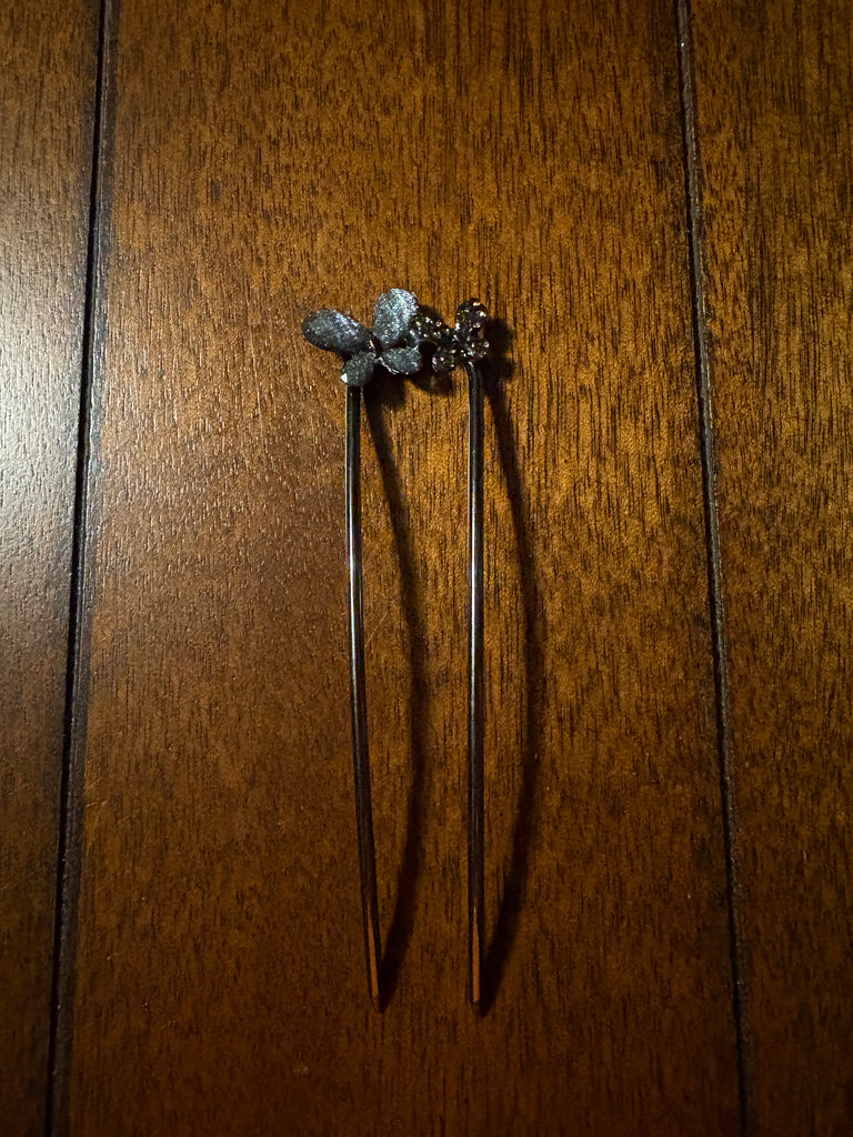 Elegant Butterfly U Shape Hair Pin Accessory