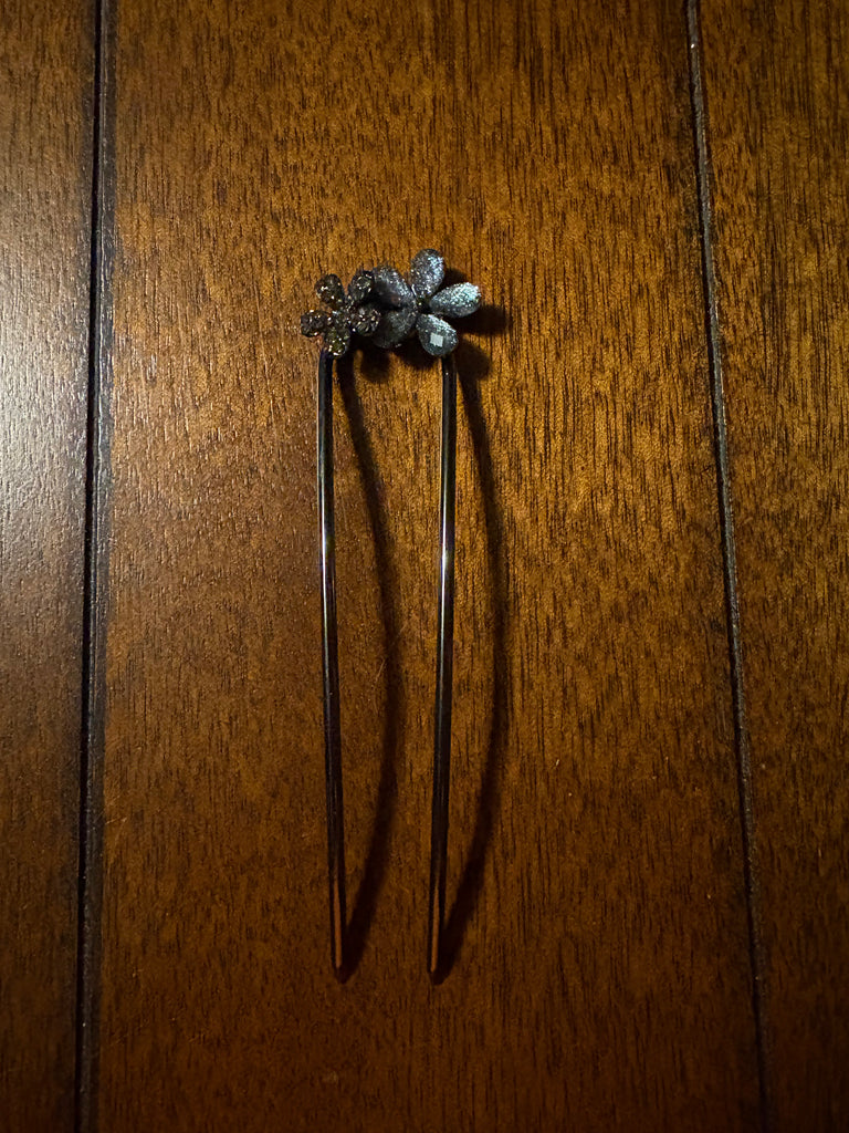 Elegant Flower U Shape Hair Pin Accessory