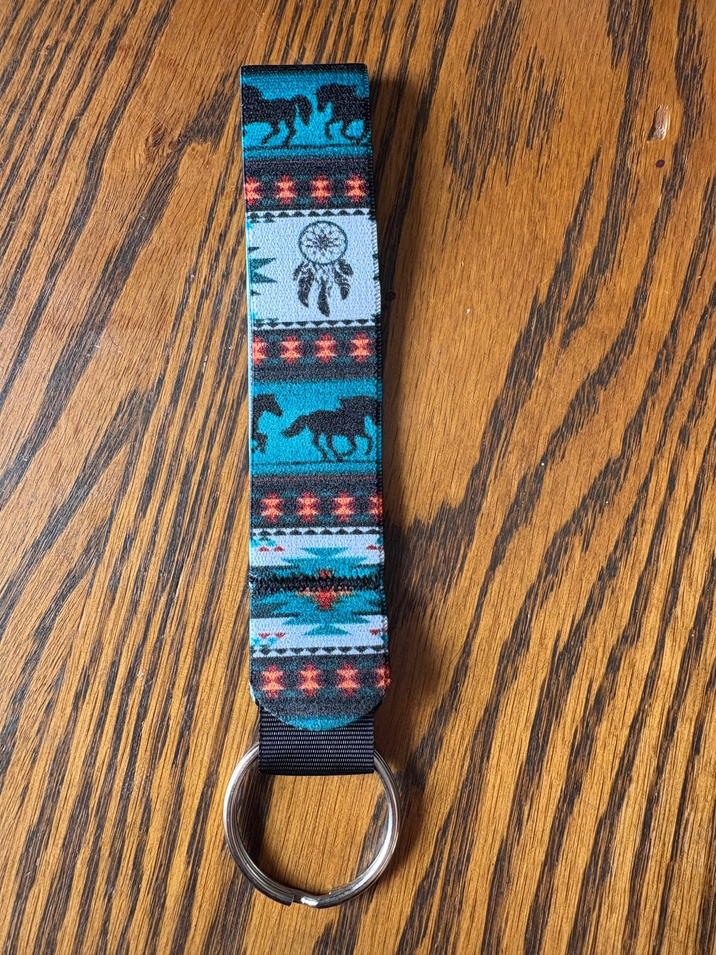 Aztec Horse Keychain
