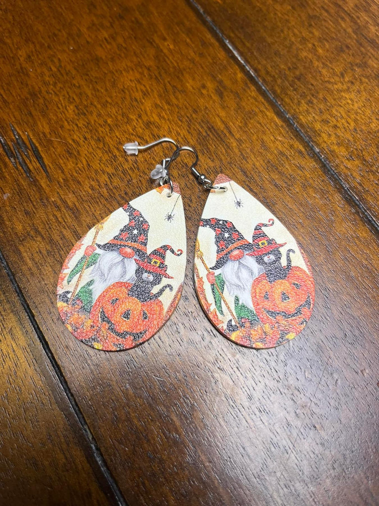Halloween Gnome Fashion Earrings
