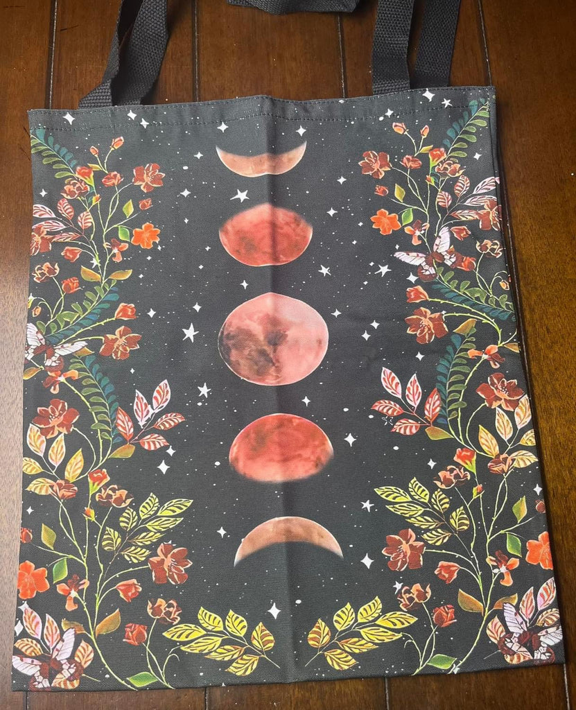 Canvas Moon Tote Bag