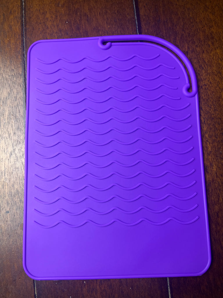 Purple Heat Resistant Mat for Hot Tools
