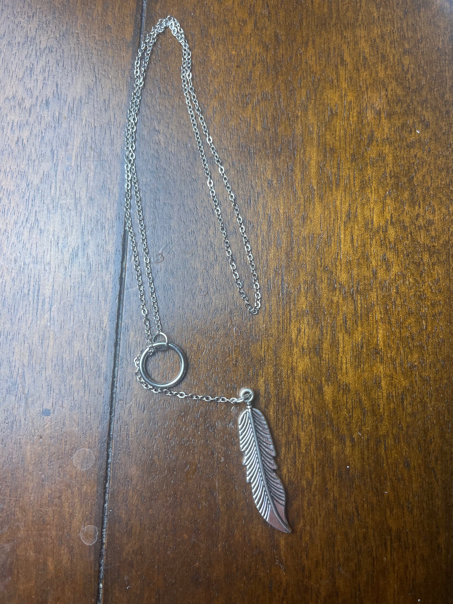 Vintage Feather Necklace