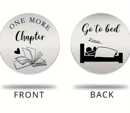 Decision Making Coin for Book Lovers - Shear Xcitement Boutique