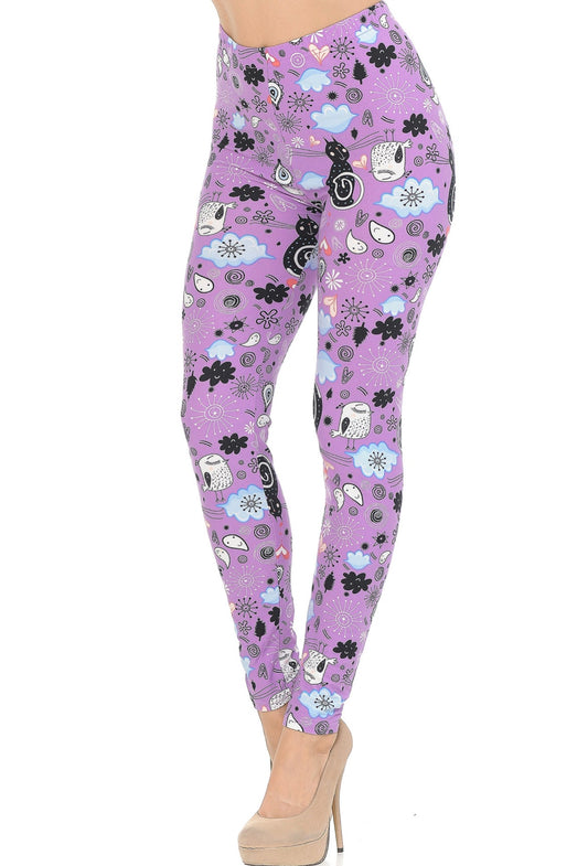Buttery Soft Lavender Kitty Cats - Reg. One Size