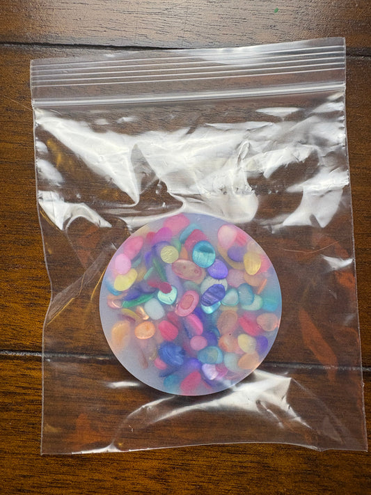 Pick Pad with Round Colorful Shells Fidget Toy - Shear Xcitement Boutique