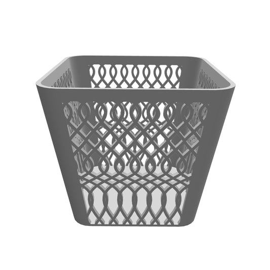 Square Lattice Airflow Orchid Pot – Modern Root-Breathing Design