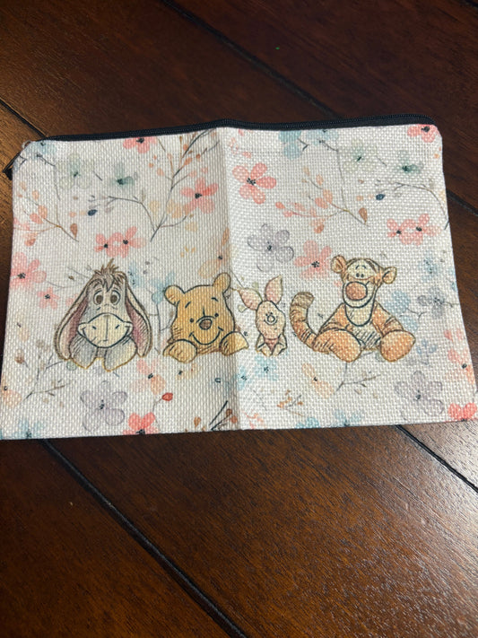 Winnie Pastel Floral Makeup Bag - Shear Xcitement Boutique