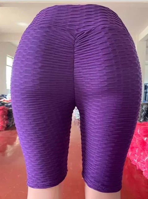 Butt Scrunch Shorts - Purple - Large/XL
