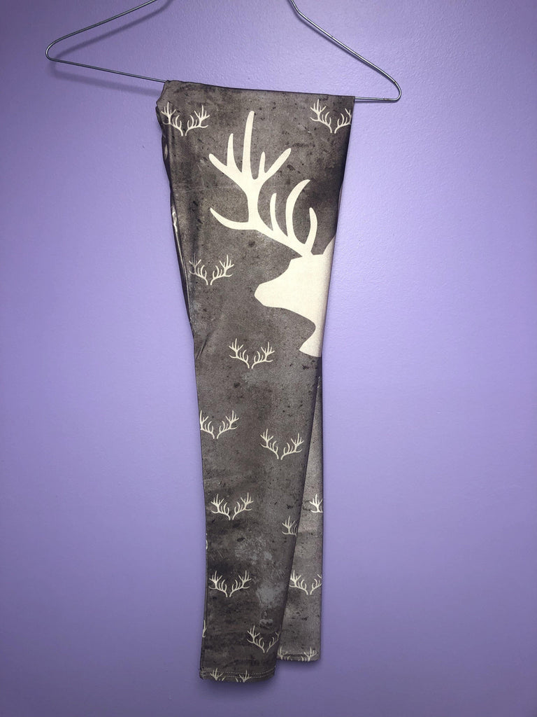 Silky Deer Antler Leggings - Shear Xcitement Boutique